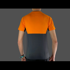 McLaren F1 Team T-Shirt Norris Piastri Exklusiv Rennstall Phantom / Papaya Orange TM4717-217 - Herren