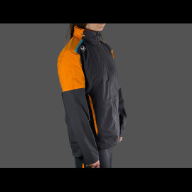McLaren F1 Team Wasserdichte Jacke Norris Piastri Exklusiv Rennstall Phantom / Papaya Orange TF4709-217 - Damen