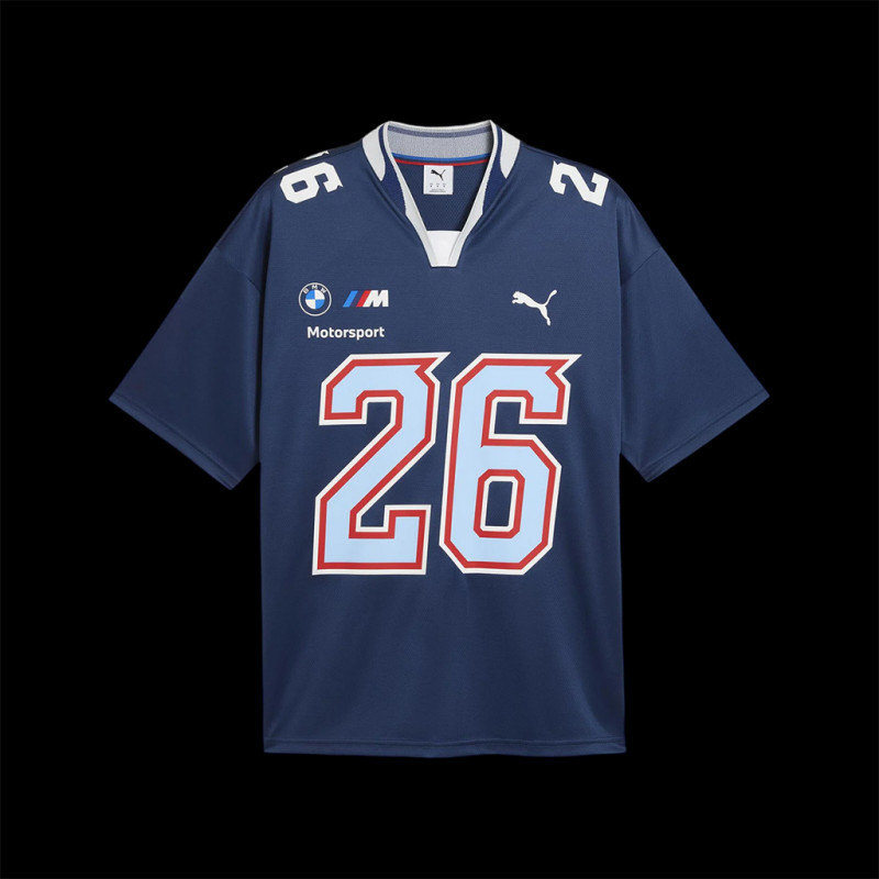 BMW M Motorsport Replica Special T-Shirt Jersey Daytona 2026 Persischblau Puma 701239133-001