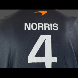 McLaren F1 Team Polo Shirt Plain Lando Norris n° 4 Orange Papaya / Phantom TM0457LN - Men's