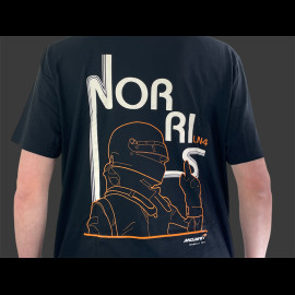 McLaren F1 Team T-Shirt Sieger Lando Norris n° 4 Schwarz TU14065-010 - Unisex