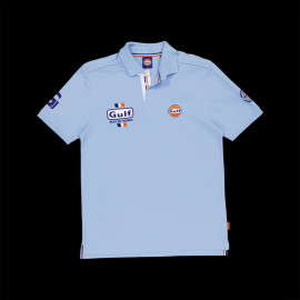 Gulf Bold Classics Polo Shirt Light Blue GU261POM01-125 - Men