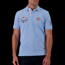 Gulf Bold Classics Polo Shirt Light Blue GU261POM01-125 - Men
