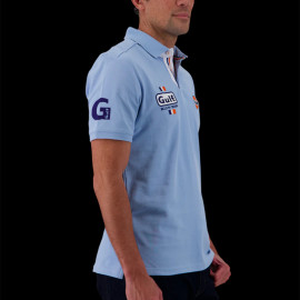 Gulf Bold Classics Polo Shirt Light Blue GU261POM01-125 - Men