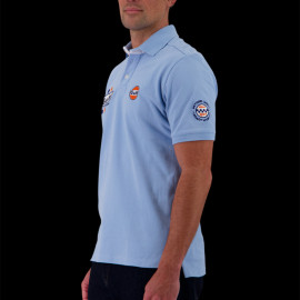 Gulf Bold Classics Polo Shirt Light Blue GU261POM01-125 - Men