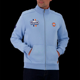 Gulf Bold Classics Zip-Up Jacket Light Blue GU261SSM01-125 - Men's