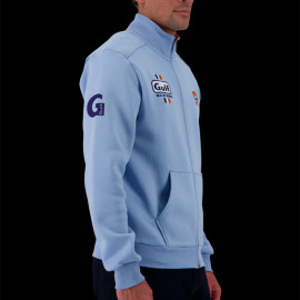 Gulf Bold Classics Zip-Up Jacket Light Blue GU261SSM01-125 - Men's