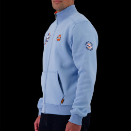 Gulf Bold Classics Zip-Up Jacke Hellblau GU261SSM01-125 - Herren