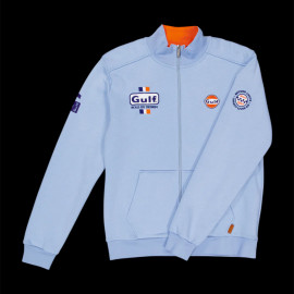 Gulf Bold Classics Zip-Up Jacket Light Blue GU261SSM01-125 - Men's