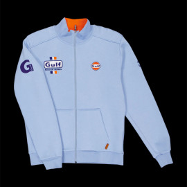 Gulf Bold Classics Zip-Up Jacke Hellblau GU261SSM01-125 - Herren