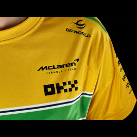 McLaren T-Shirt F1 Team Ayrton Senna Monaco GP Yellow TM10678 - Women's