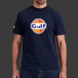Gulf Racing Logo T-Shirt Marineblau GU252TSM05-100 - Herren