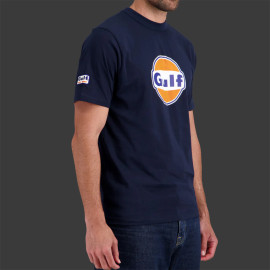 Gulf Racing Logo T-Shirt Marineblau GU252TSM05-100 - Herren