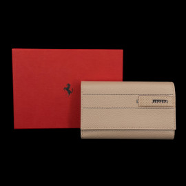 Ferrari Wallet Beige Leather 13053RCP0