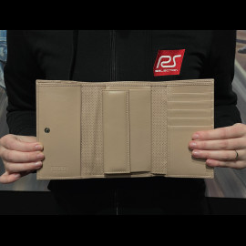 Ferrari Geldbörse Beige Leder 13053RCP0