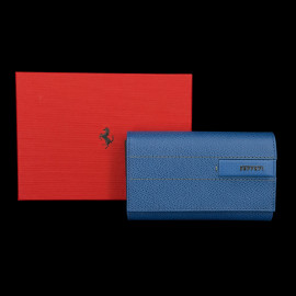 Ferrari Wallet Blue Leather 13053BLU0