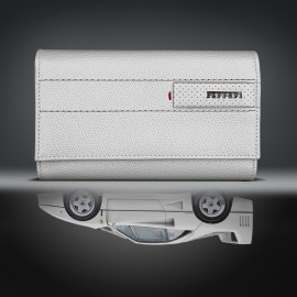 Ferrari Wallet White Leather 13053WHT0