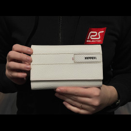 Ferrari Wallet White Leather 13053WHT0