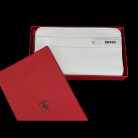 Ferrari Geldbörse Weiß Leder 13056WHT0