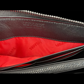 Ferrari Geldbörse Schwarz Leder 13056BLK0