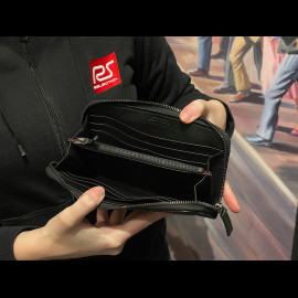 Ferrari Geldbörse Schwarz Leder 13056BLK0
