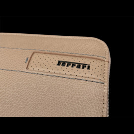 Ferrari Wallet / Purse Beige Leather 13056RCP0