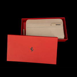 Ferrari Geldbörse Beige Leder 13056RCP0