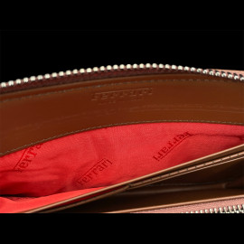 Ferrari Geldbörse Braun Leder 13056BRW0