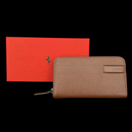 Ferrari Geldbörse Braun Leder 13056BRW0