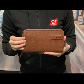 Ferrari Geldbörse Braun Leder 13056BRW0