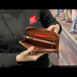 Ferrari Geldbörse Braun Leder 13056BRW0