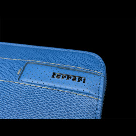 Ferrari Geldbörse Blau Leder 13056BLU0