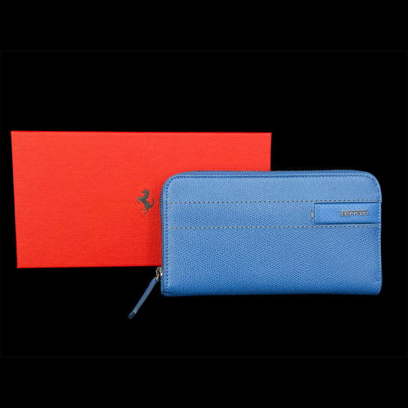 Ferrari Geldbörse Blau Leder 13056BLU0
