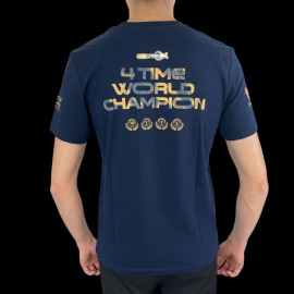 Red Bull Racing F1 Team T-Shirt Max Verstappen Weltmeister Sonderedition Nachthimmel TU14338-020 - Unisex