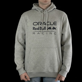 Red Bull Racing F1 Team Hoodie Verstappen Logo Core Grey TU3136-224 - Unisex