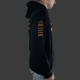 McLaren F1 Team Kapuzenpullover 2024 Weltmeister Norris Piastri Schwarz TU14332-010 - Unisex