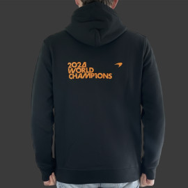 McLaren F1 Team Kapuzenpullover 2024 Weltmeister Norris Piastri Schwarz TU14332-010 - Unisex