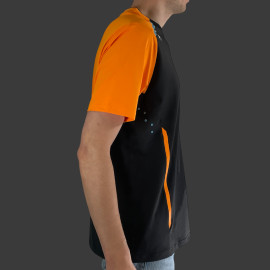 McLaren F1 Team T-Shirt Norris Piastri Exklusiv Rennstall Phantom / Papaya Orange TM4717F1-217 - Herren