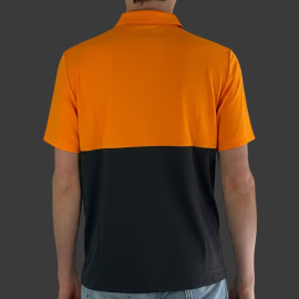 McLaren F1 Team Polo Shirt Norris Piastri Exclusive Team Papaya Orange / Phantom TM4716-076 - Men's