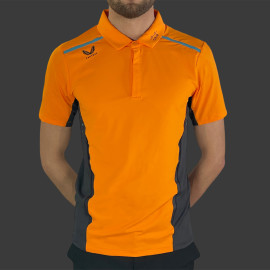 McLaren F1 Team Polo Shirt Norris Piastri Exclusive Team Papaya Orange TM4716F1-076 - Men's
