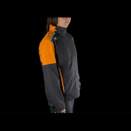 McLaren F1 Team Waterproof Jacket Norris Piastri Exclusive Team Phantom / Papaya Orange TF4709-217 - Women's