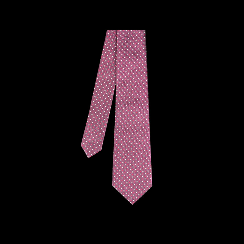 Ferrari Tie with Weight in Silk Burgundy L0317RED0