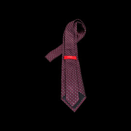 Ferrari Tie with Weight in Silk Burgundy L0317RED0