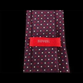 Ferrari Tie with Weight in Silk Burgundy L0317RED0