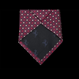 Ferrari Tie with Weight in Silk Burgundy L0317RED0