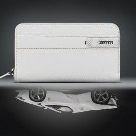2nd Choice : Ferrari Wallet / Purse White Leather Made in Italy 13056WHT0