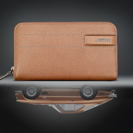 Ferrari Geldbörse Braun Leder Gefertigt in Italien 13056BRW0