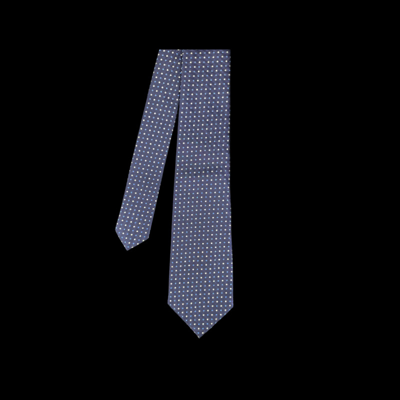 Ferrari Tie with Weight in Silk Navy Blue L0315BLU0