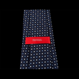 Ferrari Tie with Weight in Silk Navy Blue L0315BLU0