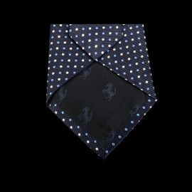 Ferrari Tie with Weight in Silk Navy Blue L0315BLU0
